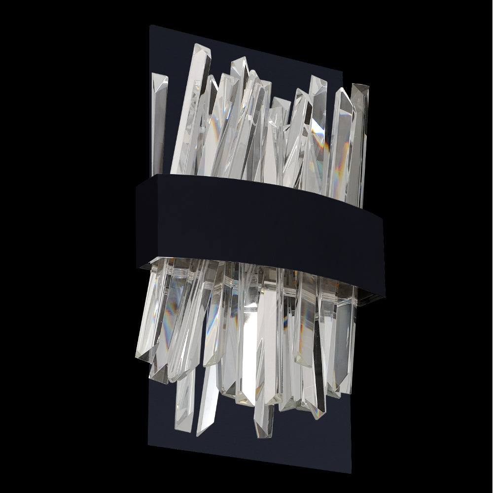 ##Antique Hardware## Glacier LED ADA Wall Sconce Matte Black