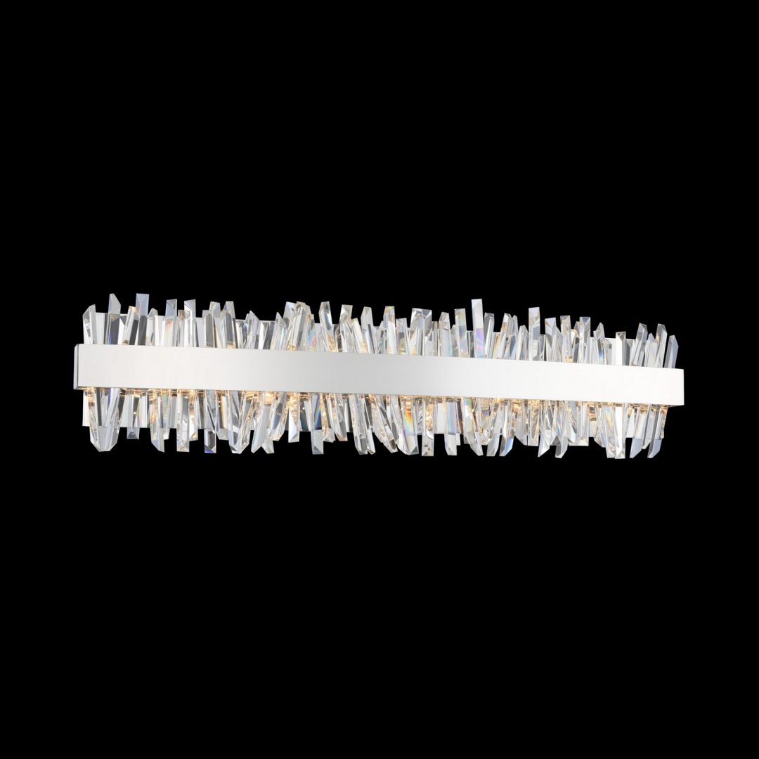 ##Antique Hardware## Glacier 32 Inch LED ADA Bath Chrome