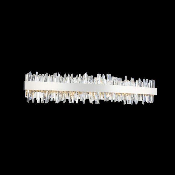 ##Antique Hardware## Glacier 38 Inch LED ADA Bath Chrome