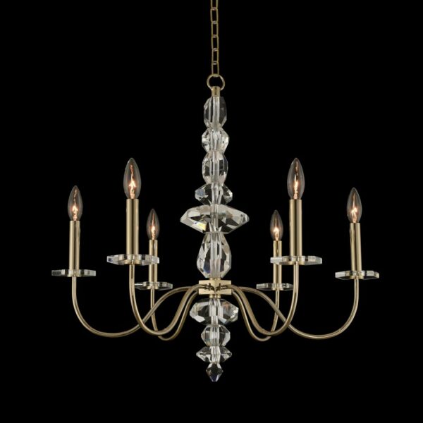 ##Antique Hardware## Bolivar 6 Light Chandelier