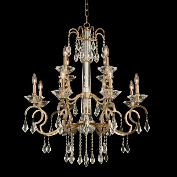 ##Antique Hardware## Valencia 12 Light Chandelier