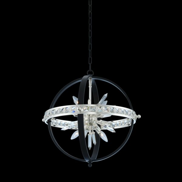 ##Antique Hardware## Angelo 23 Inch Pendant Silver
