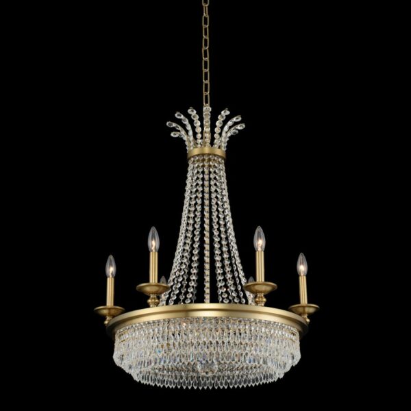 ##Antique Hardware## Tavo 6 Light Chandelier