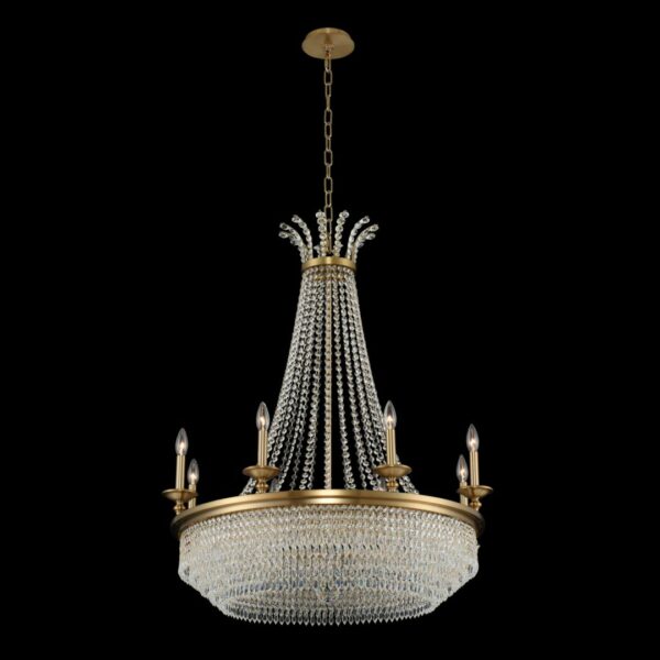 ##Antique Hardware## Tavo 8 Light Chandelier