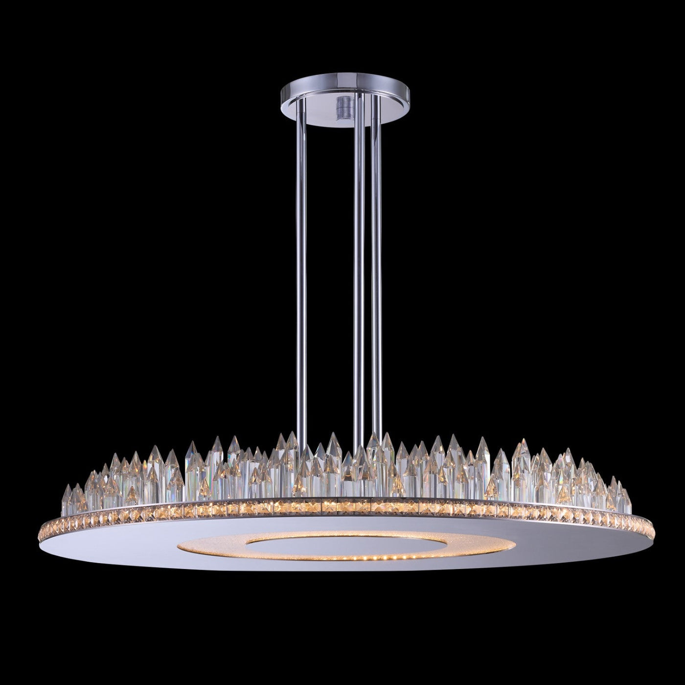 ##Antique Hardware## Orizzonte 36 Inch LED Round Pendant