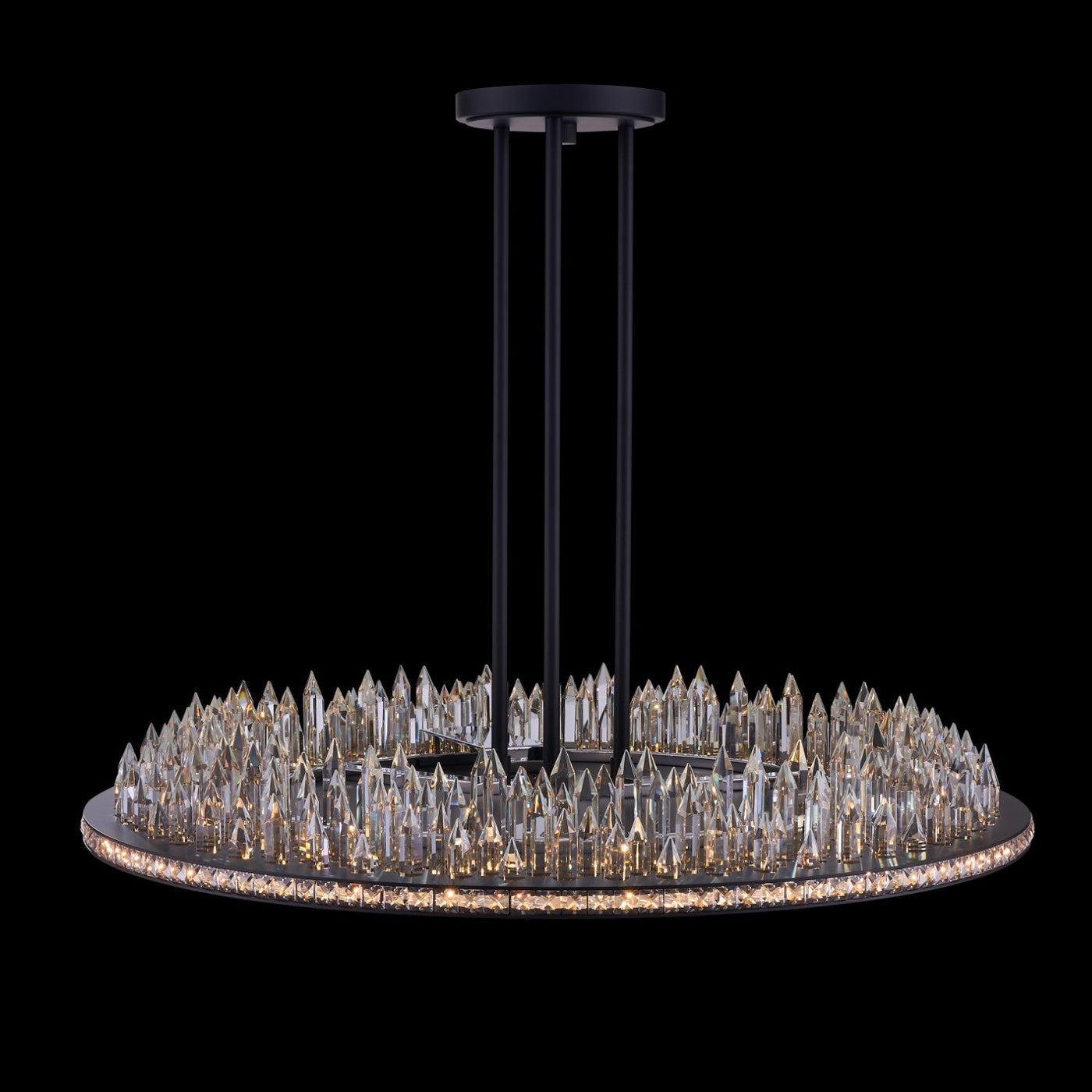 ##Antique Hardware## Orizzonte 36 Inch LED Round Pendant