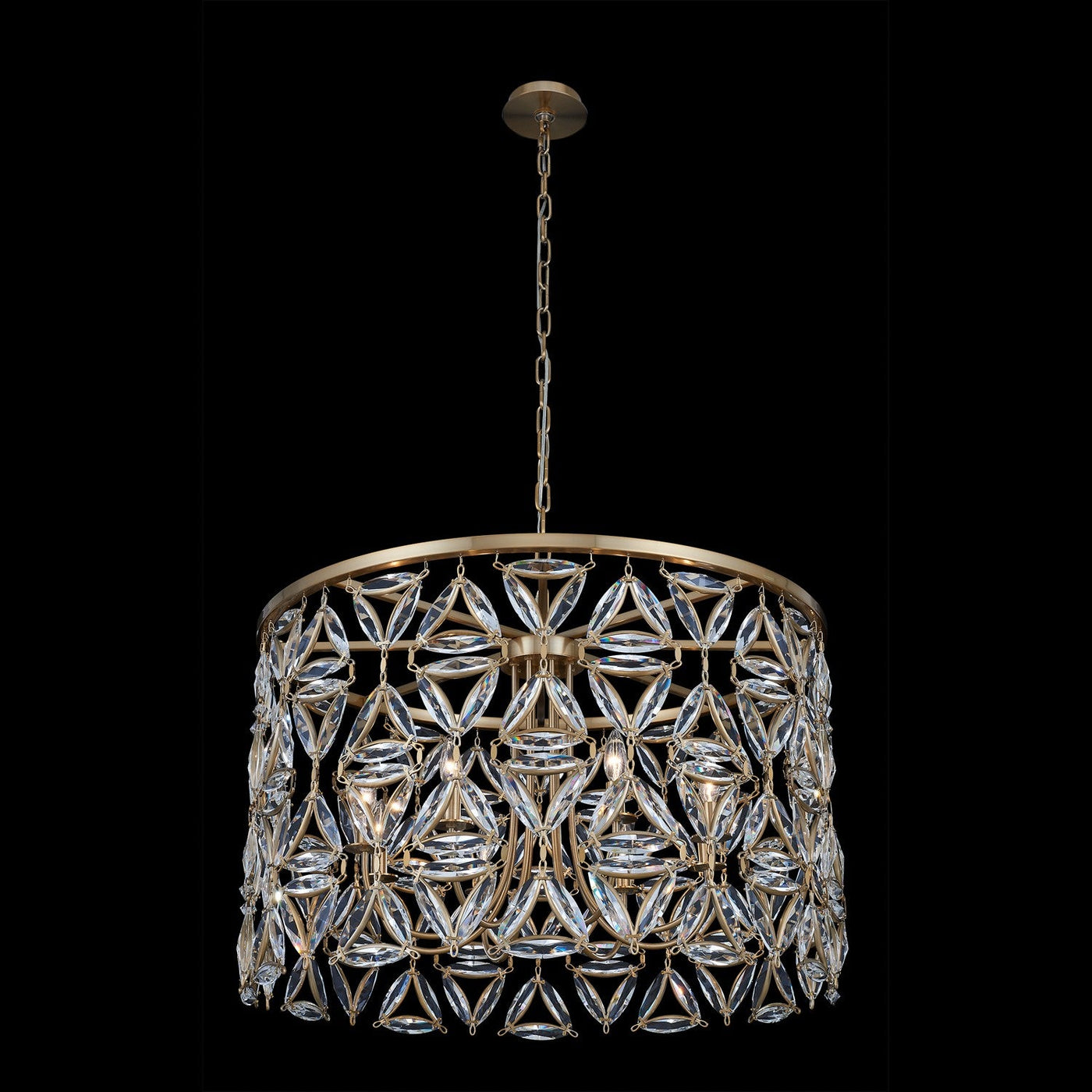 ##Antique Hardware## Triangulo 34 Inch Pendant