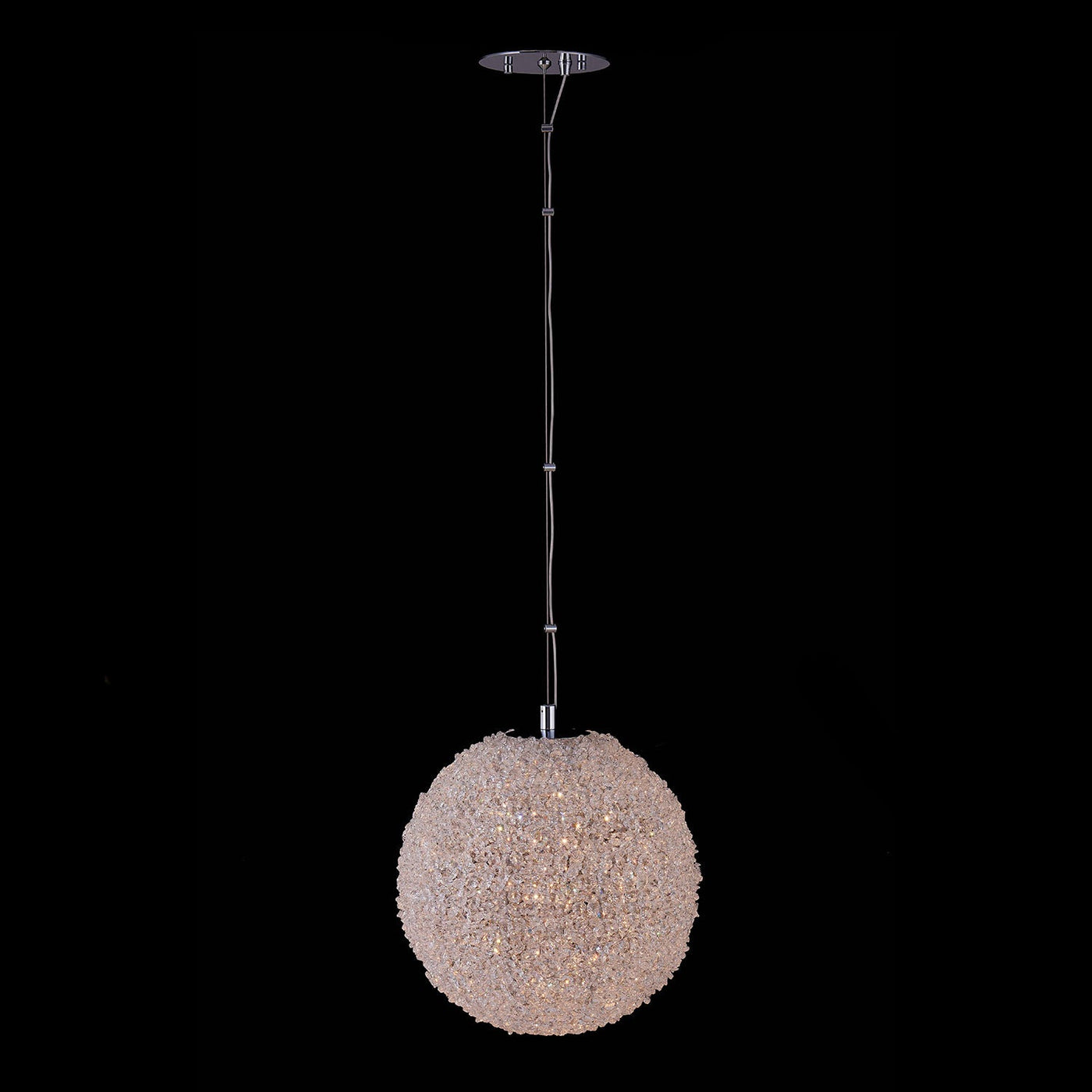 ##Antique Hardware## Piovere 28" LED Orb Pendant