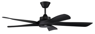 Antique Hardware 52" Captivate Indoor/Outdoor (Damp) in Flat Black w/ Flat Black Blades Ceiling Fan