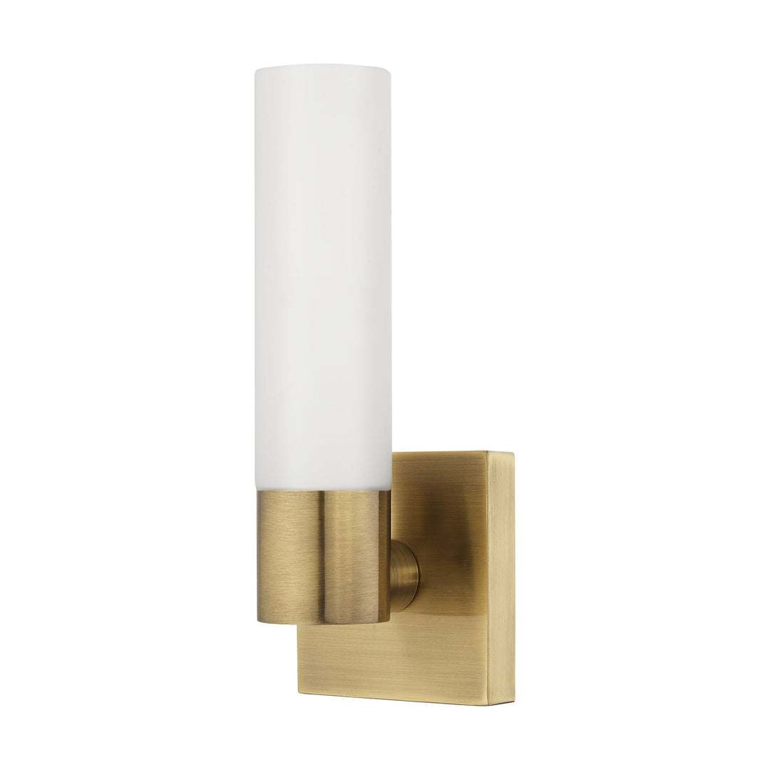 ##Antique Hardware## 1 Light Antique Brass ADA Wall Sconce