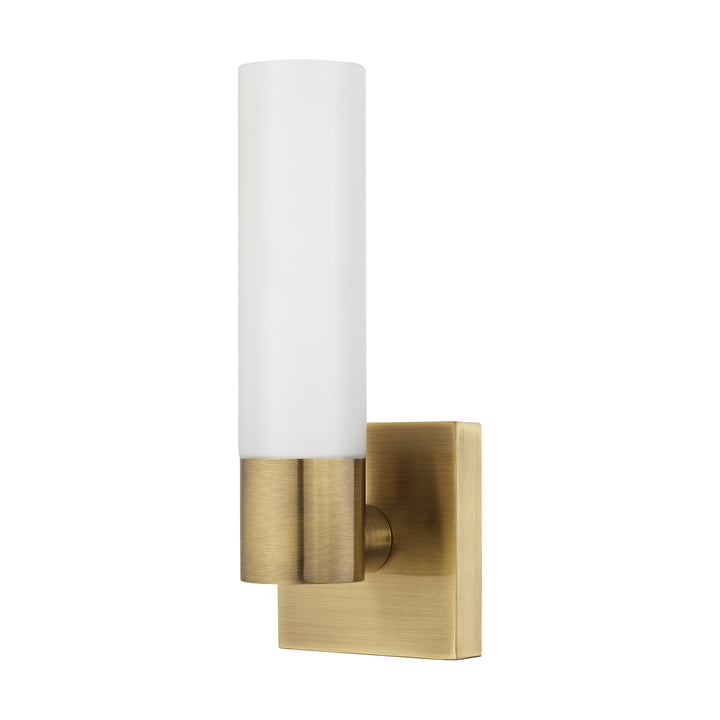 ##Antique Hardware## 1 Light Antique Brass ADA Wall Sconce