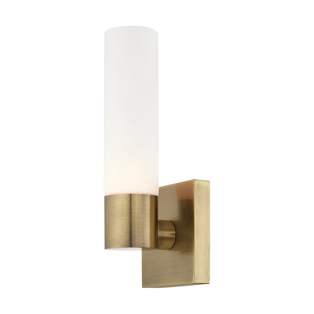 ##Antique Hardware## 1 Light Antique Brass ADA Wall Sconce