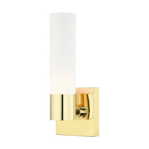##Antique Hardware## 1 Light Polished Brass ADA Wall Sconce
