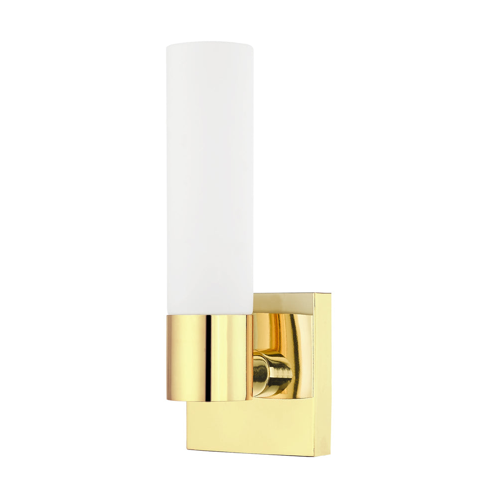 ##Antique Hardware## 1 Light Polished Brass ADA Wall Sconce