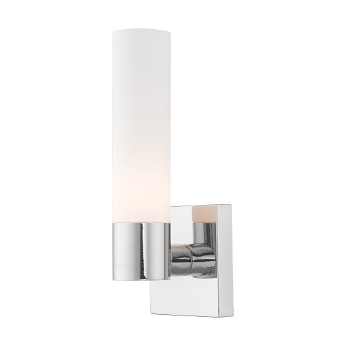 ##Antique Hardware## 1 Light Polished Chrome ADA Wall Sconce