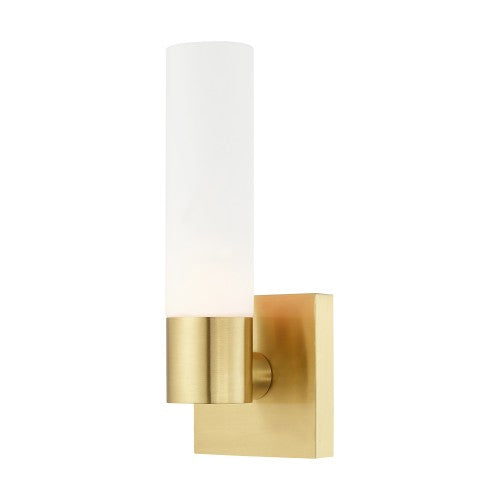 ##Antique Hardware## 1 Light Satin Brass ADA Wall Sconce