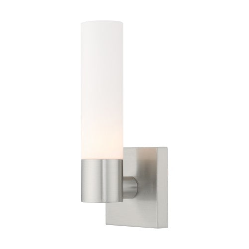 ##Antique Hardware## 1 Light Brushed Nickel Wall Sconce