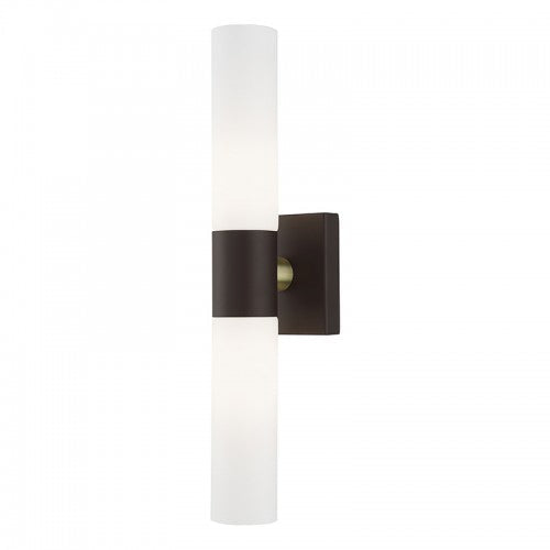 ##Antique Hardware## 2 Light Bronze ADA Vanity Sconce
