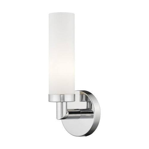 ##Antique Hardware## 1 Light Polished Chrome ADA Wall Sconce