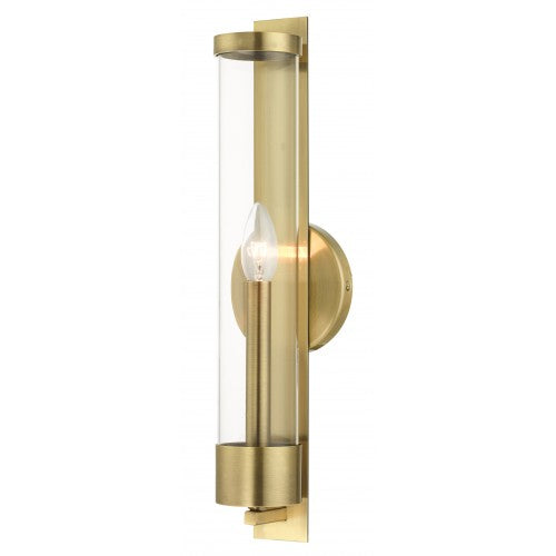 ##Antique Hardware## 1 Light Antique Brass ADA Single Sconce