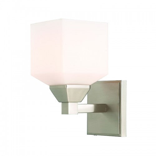 ##Antique Hardware## 1 Light Brushed Nickel Wall Sconce