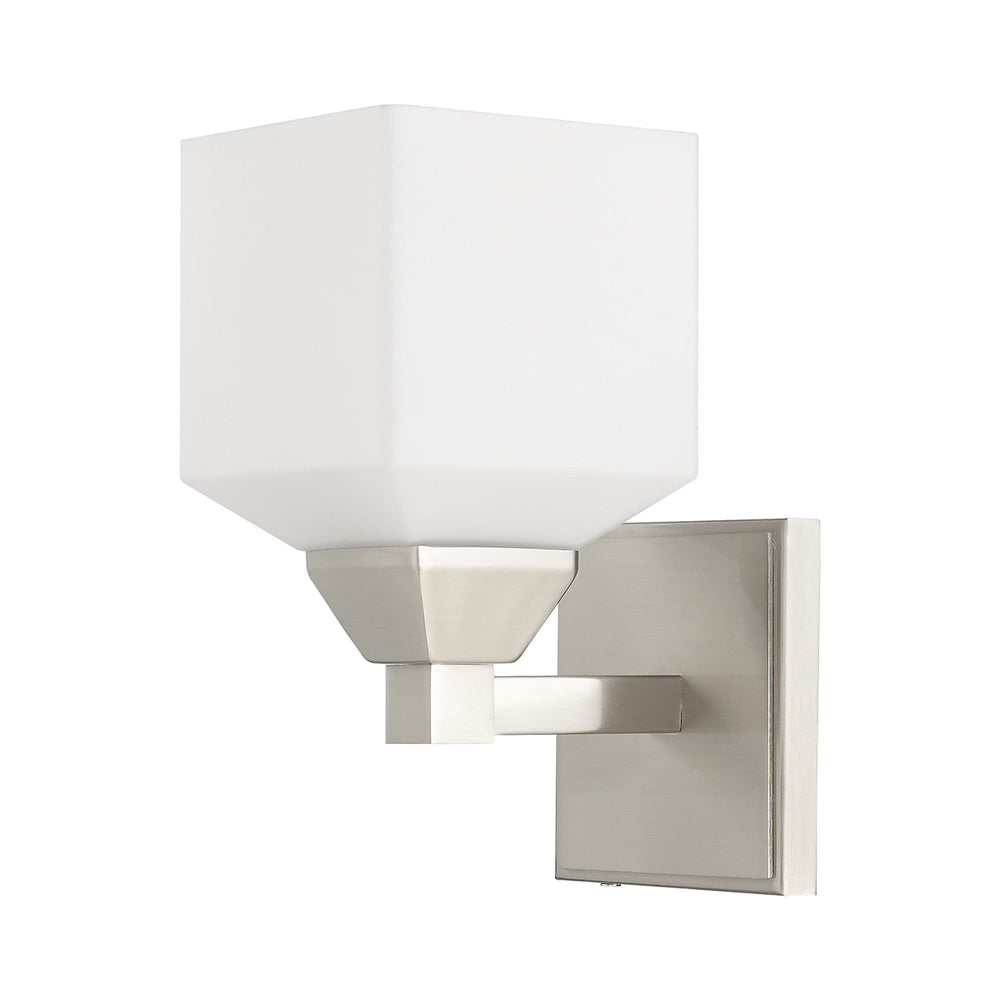 ##Antique Hardware## 1 Light Brushed Nickel Wall Sconce