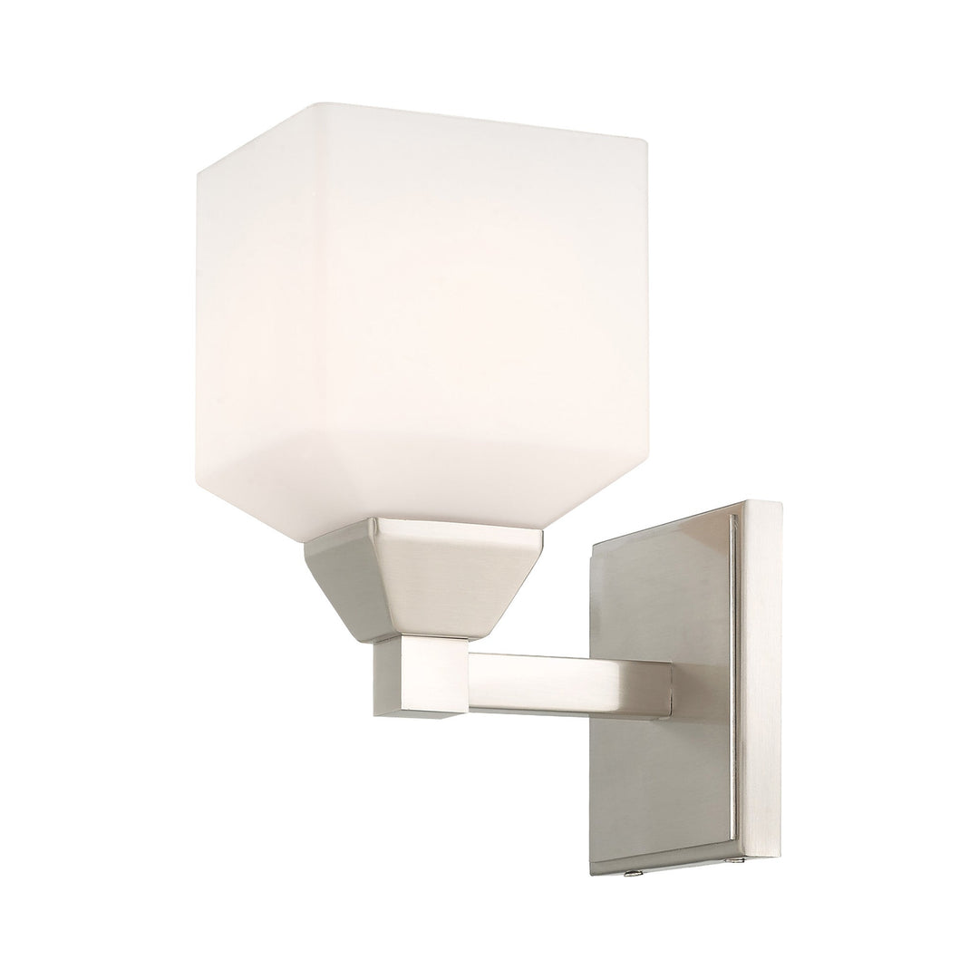 ##Antique Hardware## 1 Light Brushed Nickel Wall Sconce