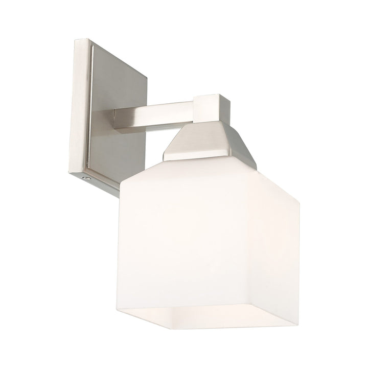 ##Antique Hardware## 1 Light Brushed Nickel Wall Sconce