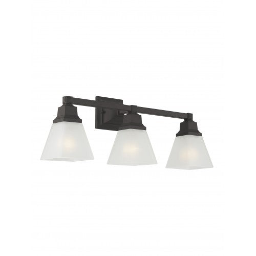 ##Antique Hardware## 3 Light Bronze Bath Light