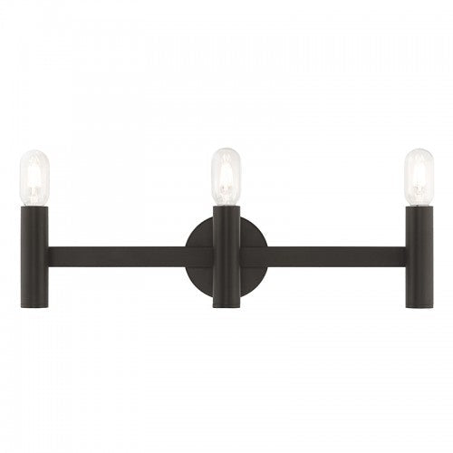 ##Antique Hardware## 3 Light Bronze ADA Bath Vanity