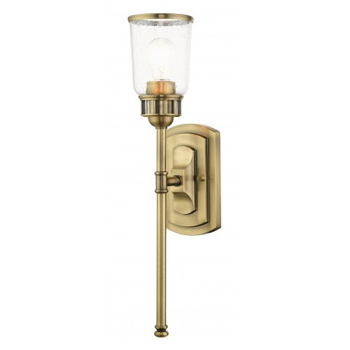 ##Antique Hardware## 1 Light Antique Brass Single Sconce