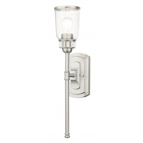 ##Antique Hardware## 1 Light Brushed Nickel Single Sconce