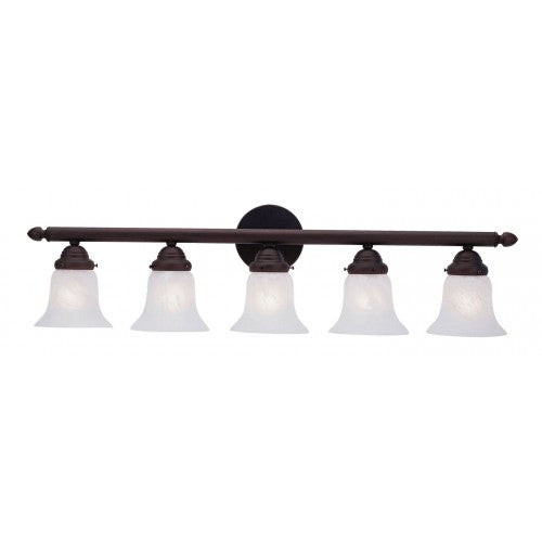 ##Antique Hardware## 5 Light Bronze Bath Light