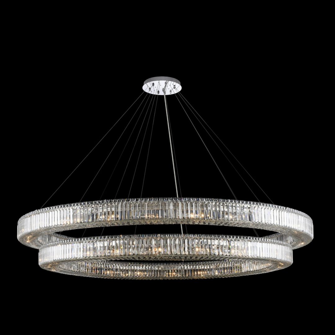 Rondelle 2 Tier Pendant (72" + 84")