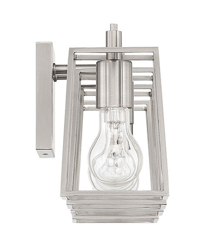 ##Antique Hardware## Dunn 4 Light Vanity in Brushed Polished Nickel