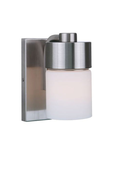 ##Antique Hardware## District 1 Light Wall Sconce in Brushed Polished Nickel