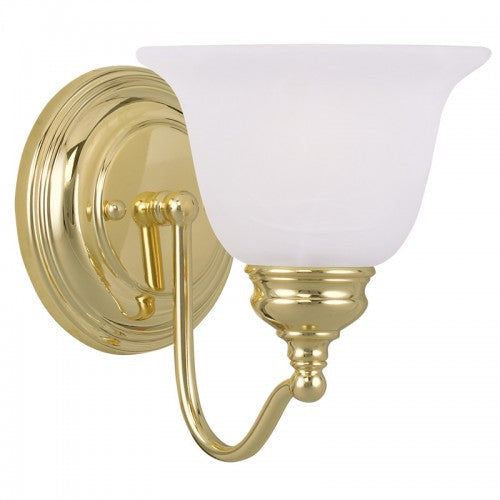 ##Antique Hardware## 1 Light Polished Brass Bath Light