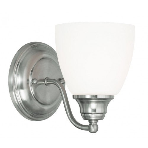 ##Antique Hardware## 1 Light Brushed Nickel Wall Sconce