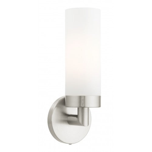 ##Antique Hardware## 1 Light Brushed Nickel ADA Single Sconce