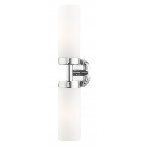 ##Antique Hardware## 2 Light Polished Chrome ADA Vanity Sconce