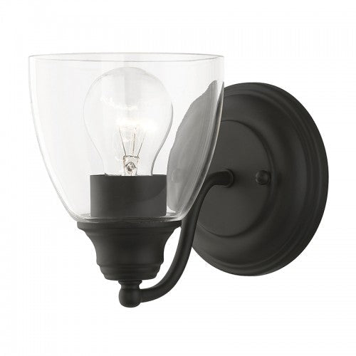 ##Antique Hardware## 1 Light Black Vanity Sconce