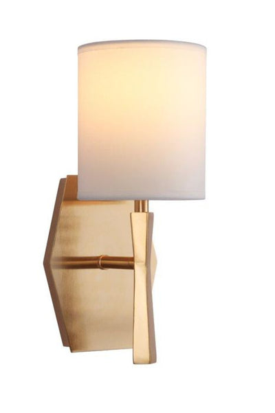 ##Antique Hardware## Chatham 1 Light Wall Sconce in Satin Brass