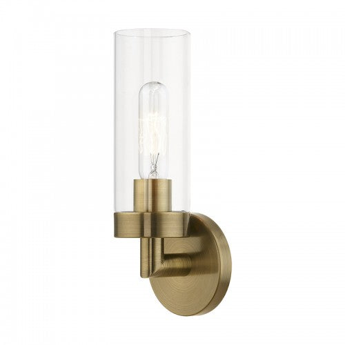 ##Antique Hardware## 1 Light Antique Brass ADA Single Sconce