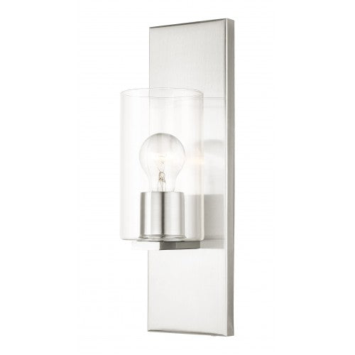 ##Antique Hardware## 1 Light Brushed Nickel Wall Sconce