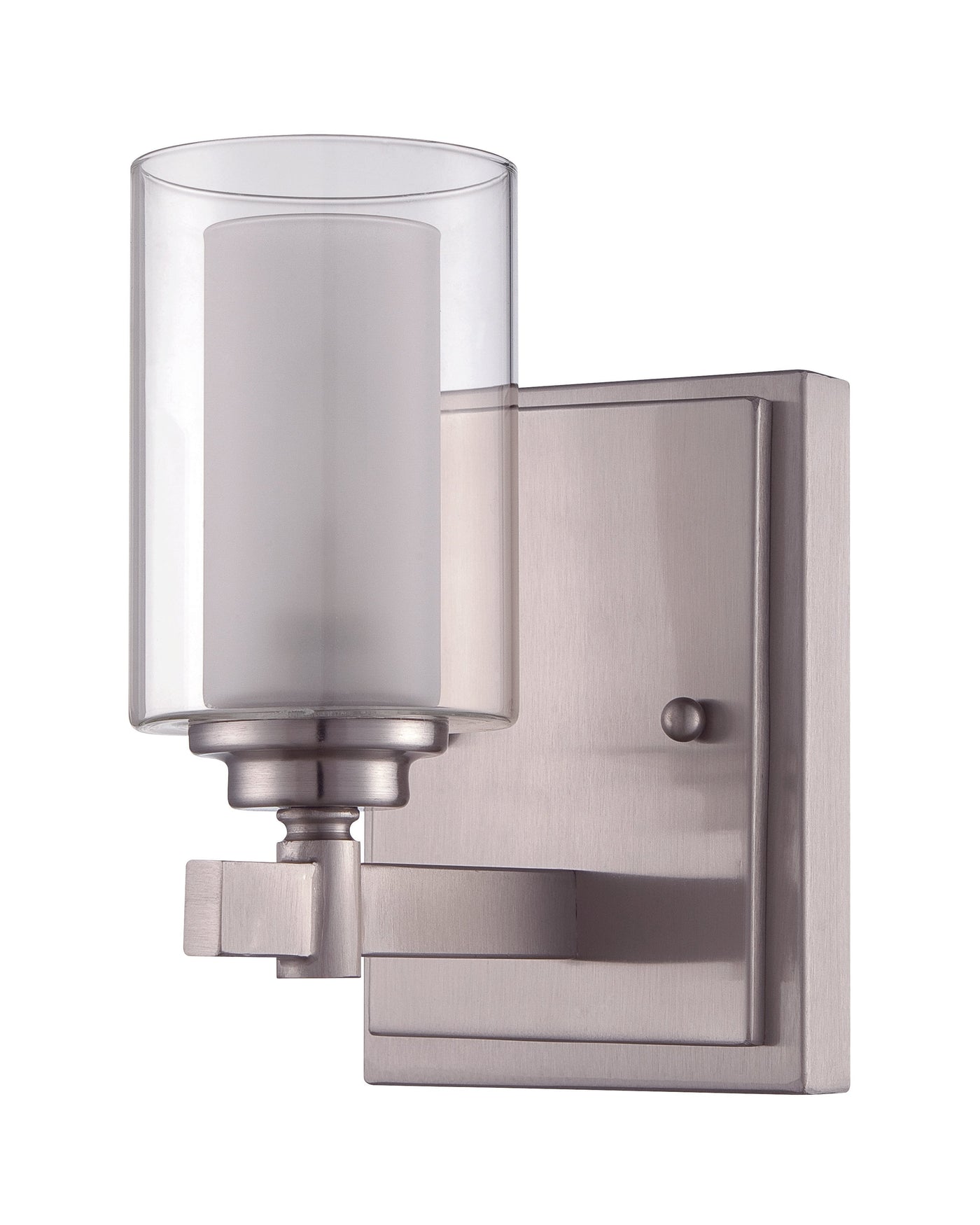 ##Antique Hardware## Celeste 1 Light Wall Sconce in Brushed Polished Nickel