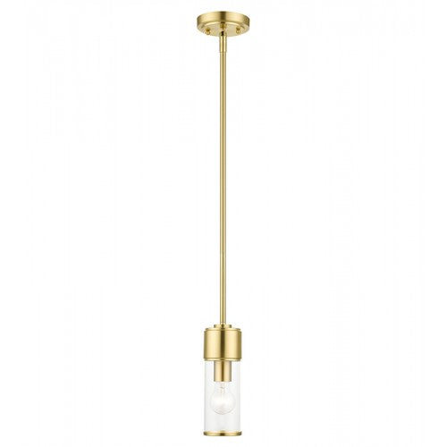 Antique Hardware 1 Light Satin Brass Mini Pendant Pendant