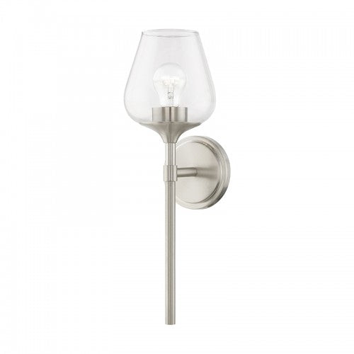 ##Antique Hardware## 1 Light Brushed Nickel Vanity Sconce