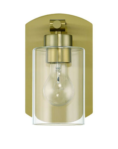 ##Antique Hardware## Hendrix 1 Light Wall Sconce in Satin Brass