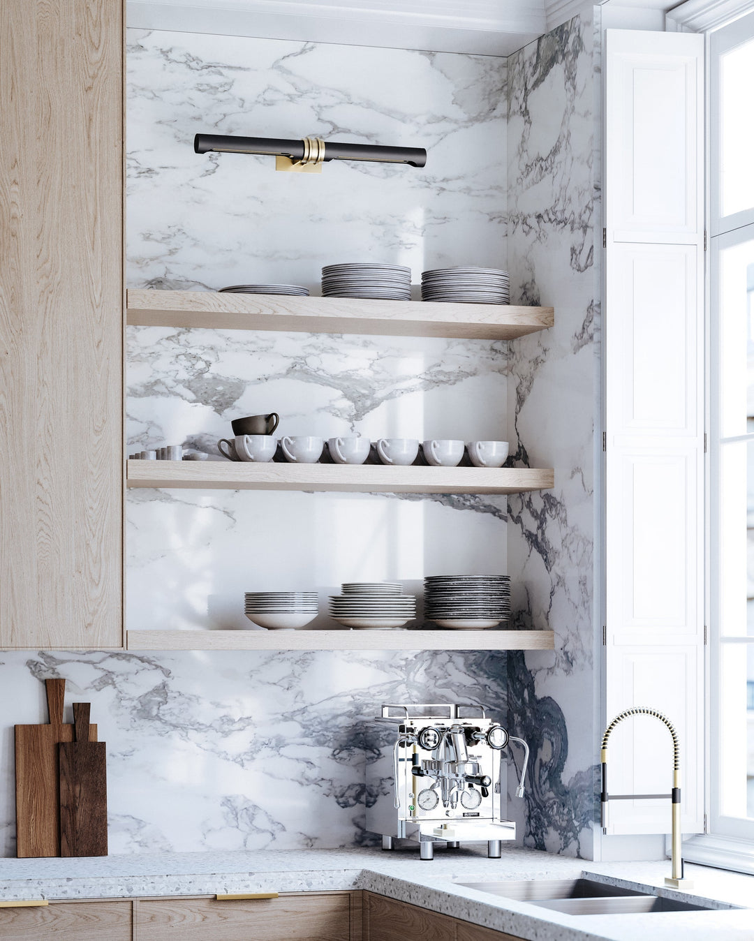 ##Antique Hardware## Baruch Picture Light