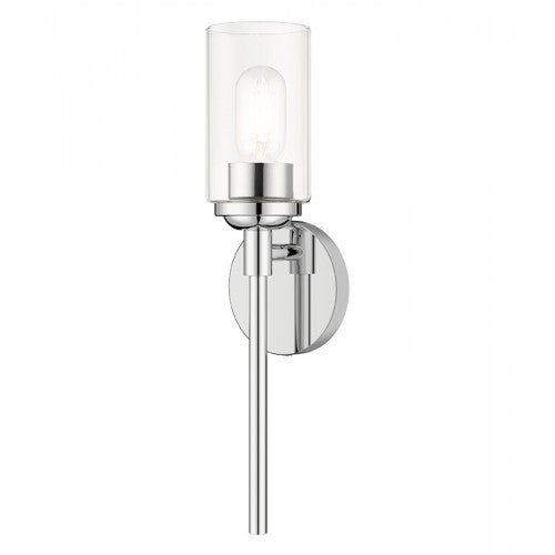 ##Antique Hardware## 1 Light Polished Chrome ADA Sconce